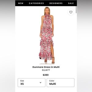 Elliatt Dunmore Dress XS